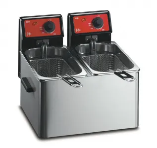 Фритюрница Fri Fri Eco4 + 4(650103) с 2 ванной 2 x 3 - 4 л электрическая настольная – купить в Ижевске по цене завода