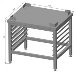 Купить подставка ппк-(fcts 664-711)-н-ют для печей viatto made in italy (моделей fcm-664r/fcm-711r) – цена от завода, доставка до двери | RuOborudovanie.ru
