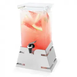 Купить диспенсер для сока rosseto beverage ld141, 3,8л 26,3х17,8см h43,2см, нерж.сталь/акрил в Ижевске – цена завода, доставка до двери | RuOborudovanie.ru