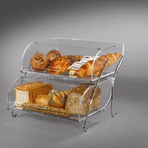 Этажерка Bakery 2-х ярусная для выпечки, 40,6х45,7см H35,6см, акрил/сталь Bak2937 – купить в Ижевске по цене завода