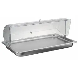 Купить поднос для нарезки 53х32,5см h30см, с хладогентом, c крышкой roll top 50950950 – цена от завода, доставка до двери | RuOborudovanie.ru