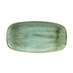 Купить блюдо прямоугольное chefs 35,5х18,9см, без борта, stonecast, цвет samphire green ssgsxo141 – цена от завода, доставка до двери | RuOborudovanie.ru