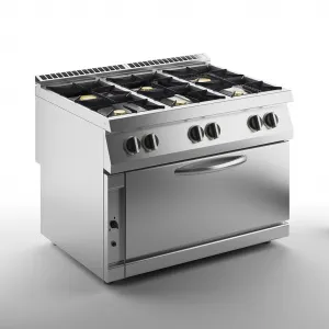 Плита газовая 6 конфорочная 900 серии Apach Chef Line Slrrg129Fg – купить по цене завода