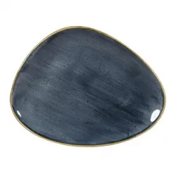 Купить блюдо треугольное chefs 26,5х20,5см, без борта, stonecast, цвет blueberry sbbstc261 – цена от завода, доставка до двери | RuOborudovanie.ru