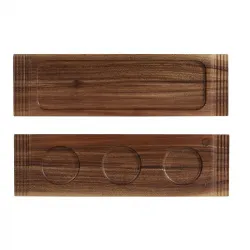 Купить блюдо деревянное 40х11,5см, двухстороннее, buffet wood zcawdbh21 – цена от завода, доставка до двери | RuOborudovanie.ru