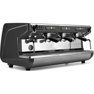 Кофемашина Appia Life 3gr S 220V black+high groups+econo 3 группы (выс) полуавтомат Nuova Simonelli – купить по цене завода