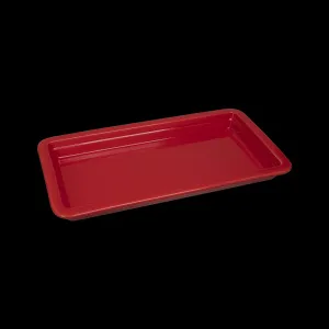 Гастроемкость керамическая Corone GN 1/3 322х168х30 мм красная [LQ-QK15077-186C] – купить по цене завода