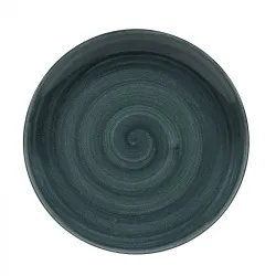 Купить тарелка мелкая 26см, без борта, stonecast patina, цвет rustic teal patrev101 – цена от завода, доставка до двери | RuOborudovanie.ru