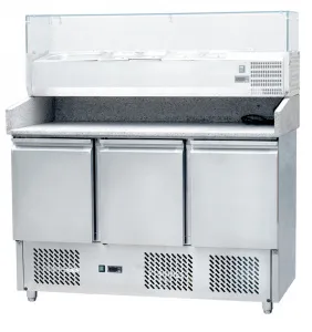 Стол для пиццы Koreco S903PZ (+5/+10) гранит.столеш., 3дв, GN1/1 – купить в Ижевске по цене завода