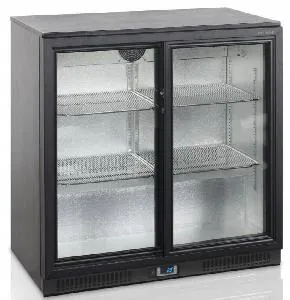 Шкаф холодильный со стеклом Tefcold Ba20S барный черный – купить в Ижевске по цене завода