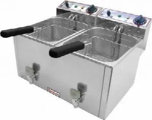 Фритюрница Beckers FR 8+8 LT на 16л, 6кВт, настольная, 530х450х360мм – купить в Ижевске по цене завода
