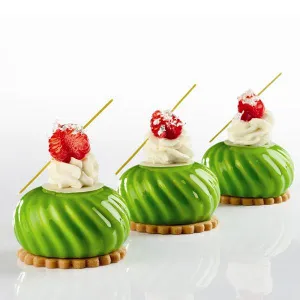 Форма силиконовая Pavoflex для пирож. 3D "КАЛЕЙДОСКОП" D66Мм H34Мм, 93мл, 12 ячеек Px4317S – купить по цене завода