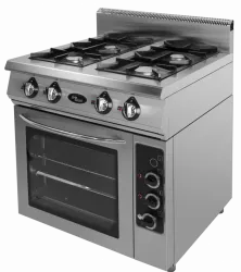 Купить плита газовая 4-х горелочная grill master ф4пдг/800(э) с электрической духовкой, в Ижевске – цена завода, доставка до двери | RuOborudovanie.ru