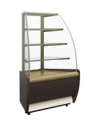 Купить витрина кондитерская полюс вхсв-у1д carboma 0012-0109 (к70 vm-3 light) корич.-золотой в Ижевске – цена завода, доставка до двери | RuOborudovanie.ru