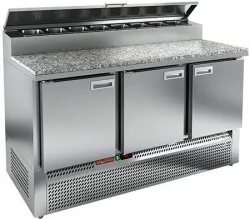Купить стол холодильный для пиццы hicold pze2-111/gn (1/6) камень 3двери gn 1/1, витрина 8* в Ижевске – цена завода, доставка до двери | RuOborudovanie.ru
