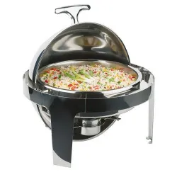 Купить мармит-чафиндиш aps 12355aps 5л s/s elite круглый настол., с крышкой roll-top d45хh45см в Ижевске – цена завода, доставка до двери | RuOborudovanie.ru