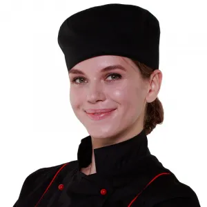 Шапочка повара Таблетка чёрная [00400] – купить в Ижевске по цене завода