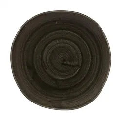 Тарелка мелкая "ВОЛНА" 21СМ, без борта, Stonecast Patina, цвет Iron Black Paibog81 – купить в RuOborudovanie.ru с доставкой до двери Купить тарелка мелкая "волна" 21см, без борта, stonecast patina, цвет iron black paibog81 – цена от завода, доставка до двери | RuOborudovanie.ru