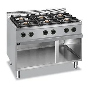 Плита 6 конфорочная 700 сер. Apach Aprg-117P – купить по цене завода