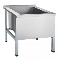 Купить ванна 1-о секц. моечная (котломойка) вмп-7-1 (604х600х500) краш.210000801677 – цена от завода, доставка до двери | RuOborudovanie.ru
