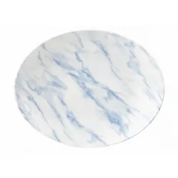Блюдо овальное 31,7Х25,5СМ, без борта, Textured Prints, цвет Marble Blue Mblop121 – купить в RuOborudovanie.ru с доставкой до двери Купить блюдо овальное 31,7х25,5см, без борта, textured prints, цвет marble blue mblop121 – цена от завода, доставка до двери | RuOborudovanie.ru