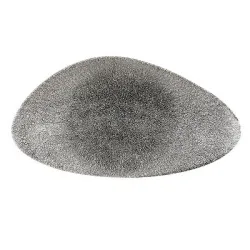 Купить блюдо треугольное chefs 35х19см, без борта, цвет raku quartz black, studio prints rkbqtc351 – цена от завода, доставка до двери | RuOborudovanie.ru