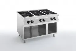 Купить плита газовая 6 конфорочная 700 серии apach chef line slrrg127os – цена от завода, доставка до двери | RuOborudovanie.ru