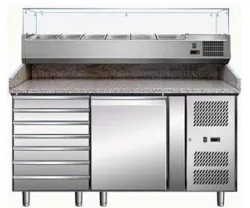 Стол для пиццы Koreco SPZ1610TN (+5/+10) гранит.столеш.1дв, 7ящ. – купить в Ижевске с доставкой Купить стол для пиццы koreco spz1610tn (+5/+10) гранит.столеш.1дв, 7ящ. в Ижевске – цена завода, доставка до двери | RuOborudovanie.ru