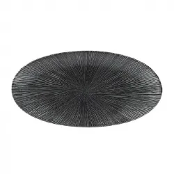 Купить блюдо овальное chefs 34,7х17,3см, без борта, цвет agano black, studio prints agblov351 – цена от завода, доставка до двери | RuOborudovanie.ru