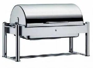 Чафинг-диш WMF Metropolitan 06.3940.6041 с крышкой круглый D43см H46см – купить в Ижевске по цене завода