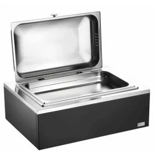 Мармит Pintinox 5113F555 венге настол. 1*GN1/1 (чафиндиш) подогрев, с фикс.крышки, на дер.подстав.венге – купить в Ижевске по цене завода