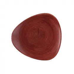Купить тарелка мелкая треугольная 22,9см, без борта, stonecast patina, цвет rust red paretr91 – цена от завода, доставка до двери | RuOborudovanie.ru