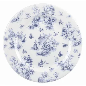 Тарелка мелкая 27,6СМ Vintage Prints, цвет Prague Toile Topvp581 – купить по цене завода