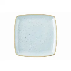 Купить тарелка мелкая квадратная 26,8см, без борта, stonecast, цвет duck egg blue sdesds101 – цена от завода, доставка до двери | RuOborudovanie.ru