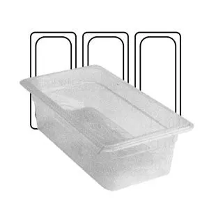 Гастроемкость из полипропилена GN1/4*15 см Paderno 1470815 – купить по цене завода