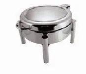 Купить чафинг-диш paderno 58176a36 с крышкой стекло круглый 5л, 36см в Ижевске – цена завода, доставка до двери | RuOborudovanie.ru