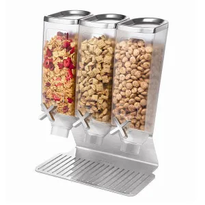 Диспенсер Rosseto Ez-Pro для сыпучих продуктов, три емкости по 3,8л, 35,6Х20,3СМ H43,2См, сталь/акри – купить в Ижевске по цене завода