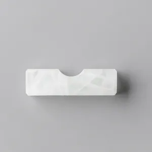 Подставка для палочек 6х2,5см H1,5см, стекло, серия Freeze Slab, цвет белый Fs-Sh-Wt – купить в Ижевске по цене завода