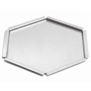 Поднос сервировочный Honeycomb Small D35,6См H3,8См, шестиугольный, нерж.сталь Sm119 – купить в Ижевске по цене завода