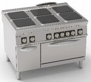 Плита 6 конфорочная 900 серии Tecnoinox Pf12E9 316039 – купить по цене завода