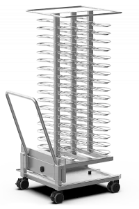Тележка-шпилька Unox XEVTL-102P вкатная на 102 тарел. для пароконв.серии XEVL-2021 – купить в Ижевске по цене завода