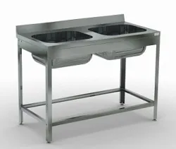Ванна моечная Kocateq STR126G 60х120х90см с 2 цельнотянутыми гнездами и каркасом из нерж.стали – купить в RuOborudovanie.ru с доставкой до двери Купить ванна моечная kocateq str126g 60х120х90см с 2 цельнотянутыми гнездами и каркасом из нерж.стали – цена от завода, доставка до двери | RuOborudovanie.ru