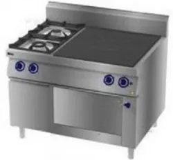 Купить плита 6 конфорочная kogast ps-т2+1/1-0 55898 газ 900 серии – цена от завода, доставка до двери | RuOborudovanie.ru