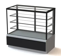 Купить витрина кондитерская полюс kc70 vm 0,9-1 9006-9005 (вхсв-0,9д carboma cube техно) в Ижевске – цена завода, доставка до двери | RuOborudovanie.ru