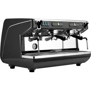 Кофемашина Appia Life 2gr S 220V black+high groups+econo 2 группы (выс)полуавтомат Nuova Simonelli – купить в Ижевске по цене завода