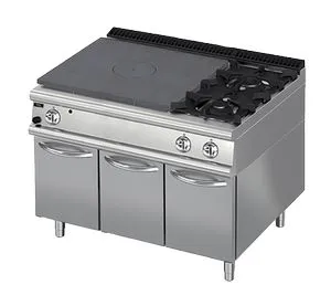Плита газовая Apach Chef Line Lrstg129R2Dxcs со сплошной поверхностью 900 серии – купить по цене завода
