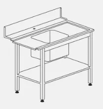 Стол для грязной посуды Dihr T55 1200 L – купить в Ижевске с доставкой Купить стол для грязной посуды dihr t55 1200 l в Ижевске – цена завода, доставка до двери | RuOborudovanie.ru