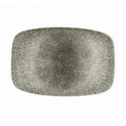 Купить блюдо прямоугольное chefs 30х19,9см, без борта, цвет raku quartz black, studio prints rkbqobl41 – цена от завода, доставка до двери | RuOborudovanie.ru