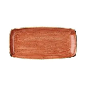Блюдо сервировочное 35Х18,5СМ, без борта, Stonecast, цвет Spiced Orange Ssosop141 – купить по цене завода