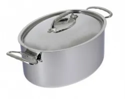Купить кастрюля овальная 6,5л 30х22см h13см, с крышкой, серия affinity, s/s 3726.30 в Ижевске – цена завода, доставка до двери | RuOborudovanie.ru